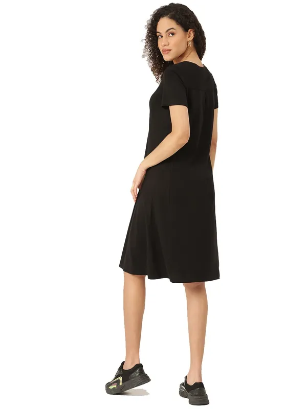 Black_Cotton_Blend_Single_Jersey_Dresses