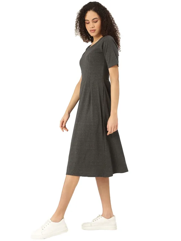 Charcoal_Cotton_Blend_Single_Jersey_Dresses