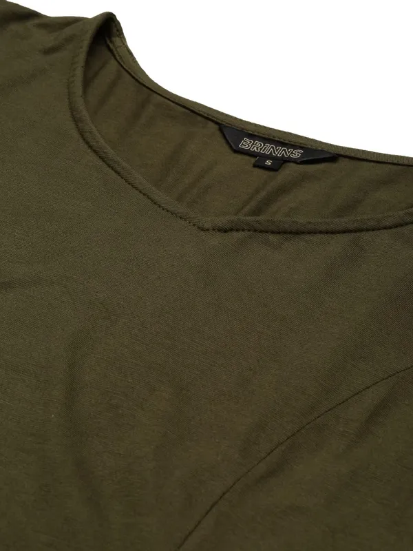 Olive_Viscose_Dresses