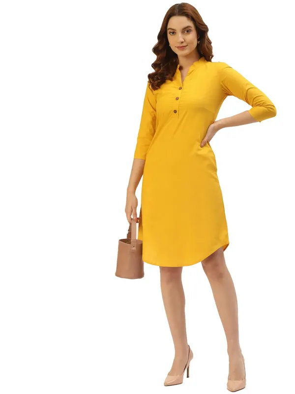 Mustard_Cotton_Poplin_Dresses