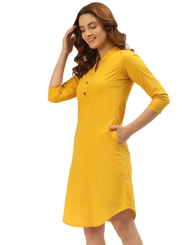 Mustard_Cotton_Poplin_Dresses