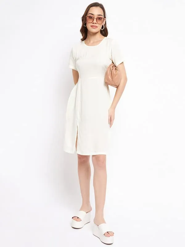 Grey_Rayon_Solid_Dresses_For_Women
