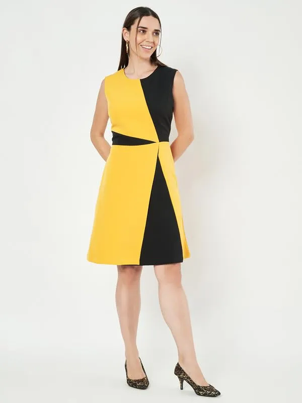 Colourblocked_A-Line_Dress