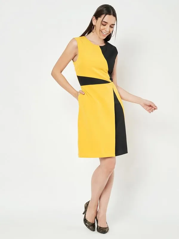 Colourblocked_A-Line_Dress