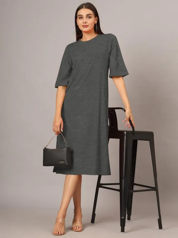 Charcoal_Cotton_Blend_Single_Jersey_Dresses