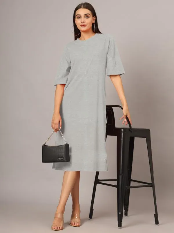 Greymelange_Cotton_Blend_Single_Jersey_Dresses