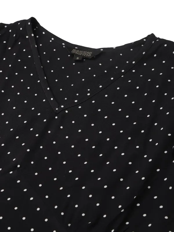 BRINNS_Black_Printed_Dress