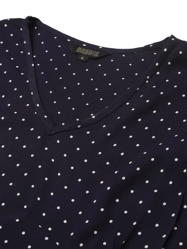 BRINNS_Navy_Blue_Printed_Dress