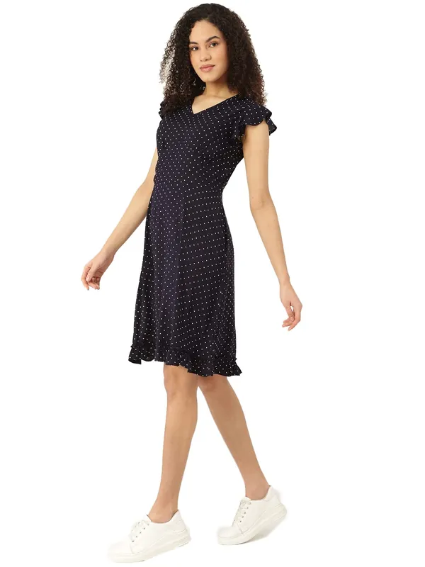 BRINNS_Navy_Blue_Printed_Dress