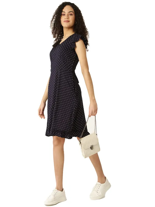 BRINNS_Navy_Blue_Printed_Dress