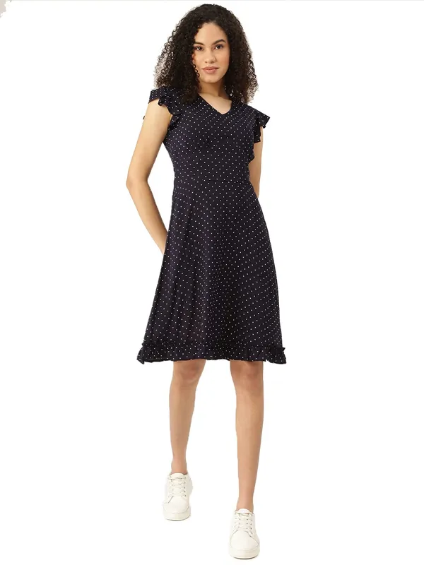 BRINNS_Navy_Blue_Printed_Dress