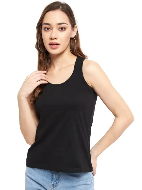 Black_Cotton_Lycra_Camisoles