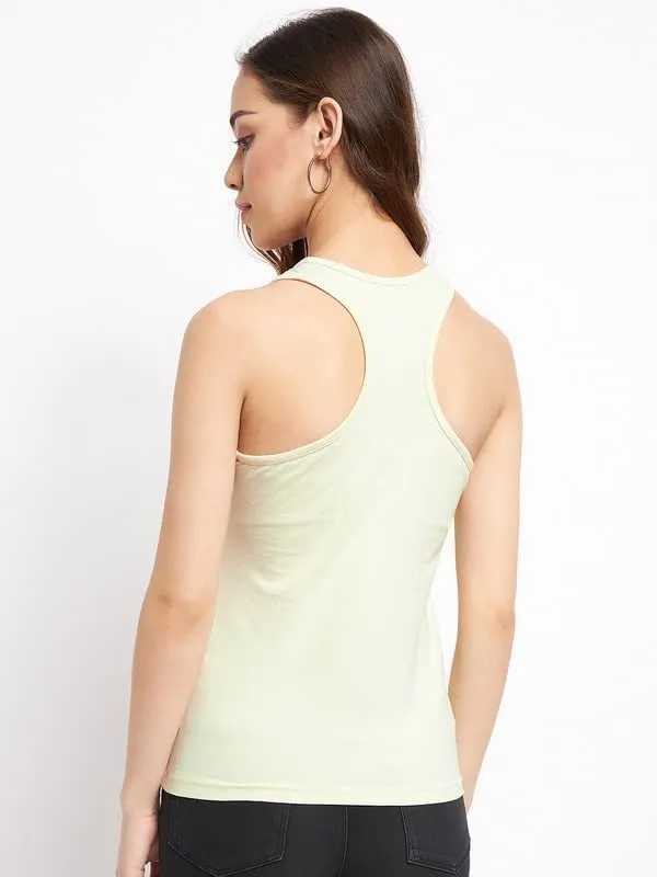 Cream_Cotton_Lycra_Camisoles