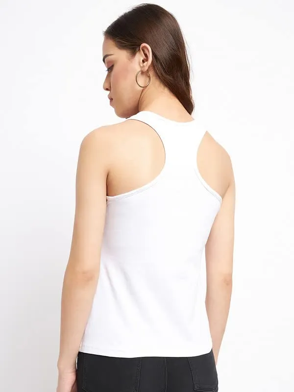White_Cotton_Lycra_Camisoles