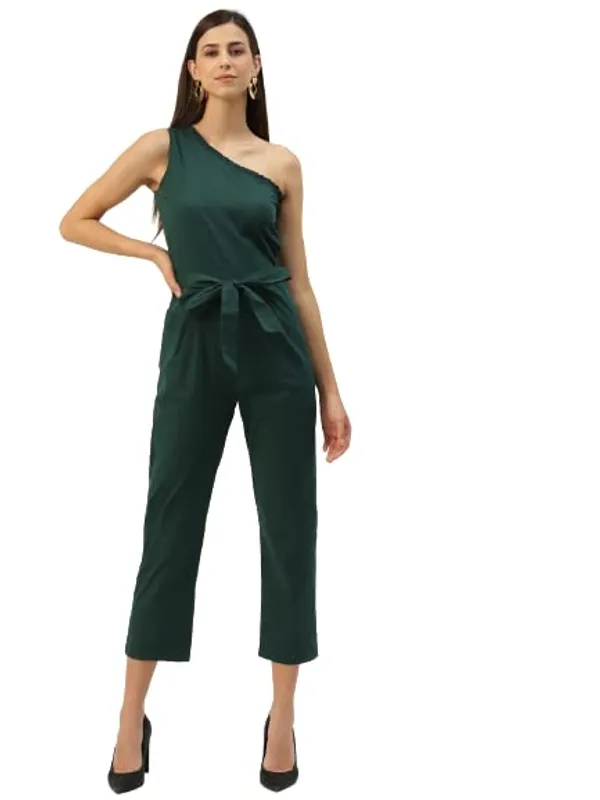 Darkgreen_COTTON_Poplin_Lycra_Jumpsuit