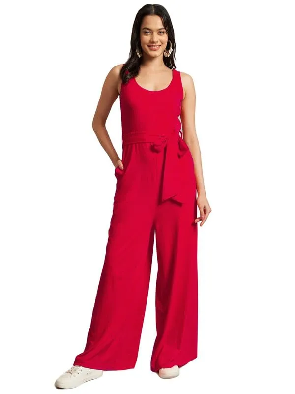 Magenta_Cotton_Blend_Single_Jersey_Jumpsuit