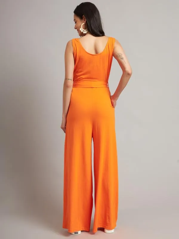 Orange_Cotton_Blend_Single_Jersey_Jumpsuit