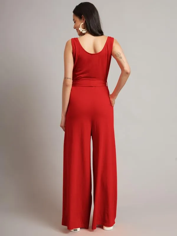 Red_Cotton_Blend_Single_Jersey_Jumpsuit