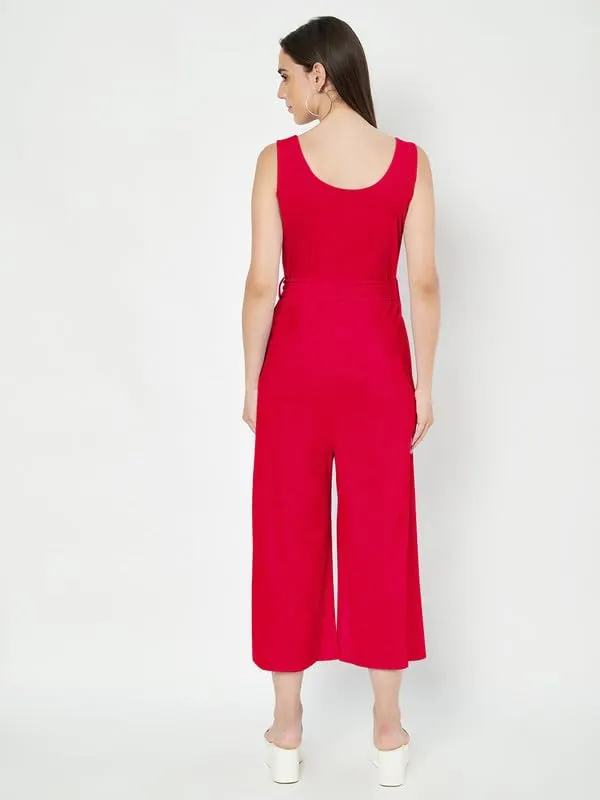 Magenta_Cotton_Blend_Single_Jersey_Jumpsuit