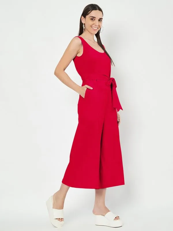 Magenta_Cotton_Blend_Single_Jersey_Jumpsuit