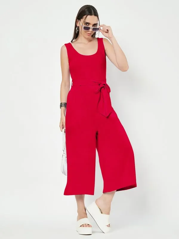 Magenta_Cotton_Blend_Single_Jersey_Jumpsuit