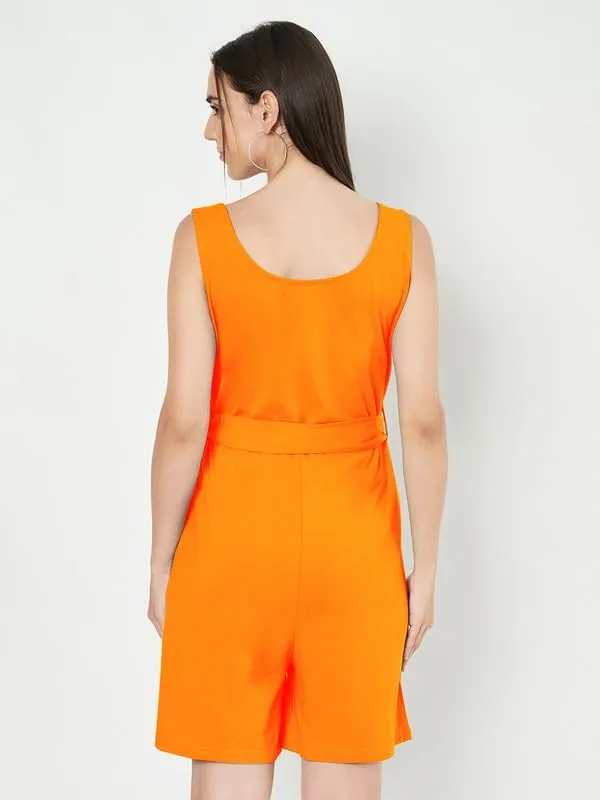 Orange_Cotton_Blend_Single_Jersey_Jumpsuit