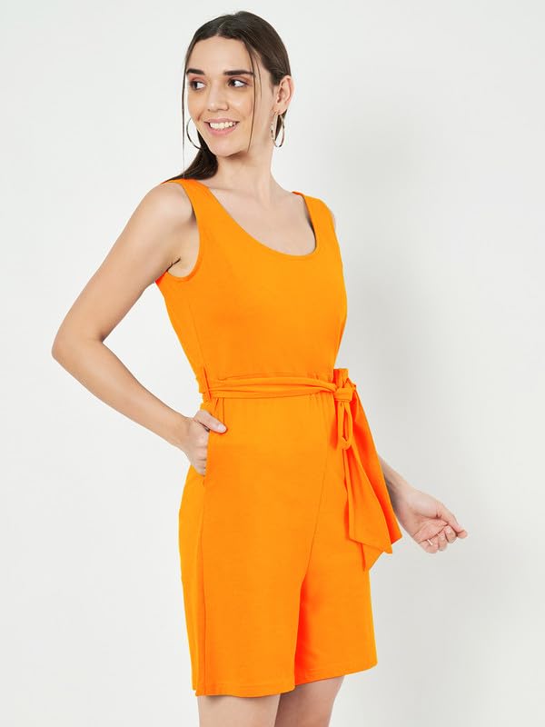 Orange_Cotton_Blend_Single_Jersey_Jumpsuit