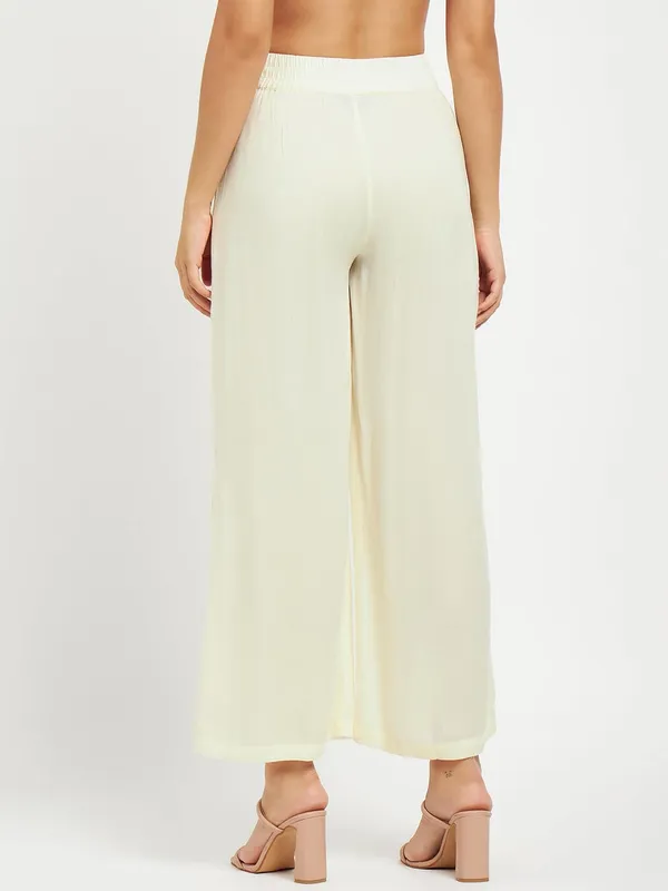 Cream_Rayon_Solid_Palazzos