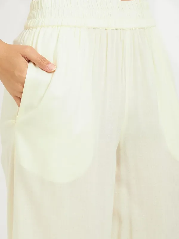 Cream_Rayon_Solid_Palazzos