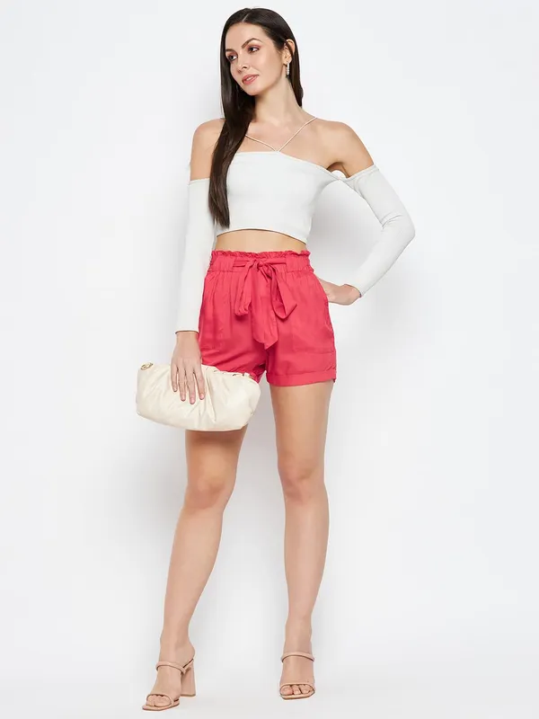 Ltred_Rayon_Solid_Shorts