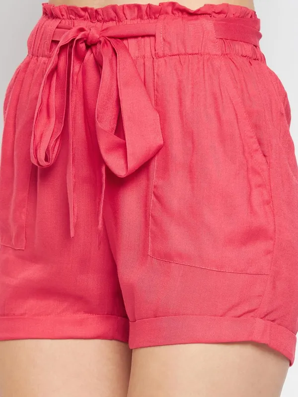 Ltred_Rayon_Solid_Shorts