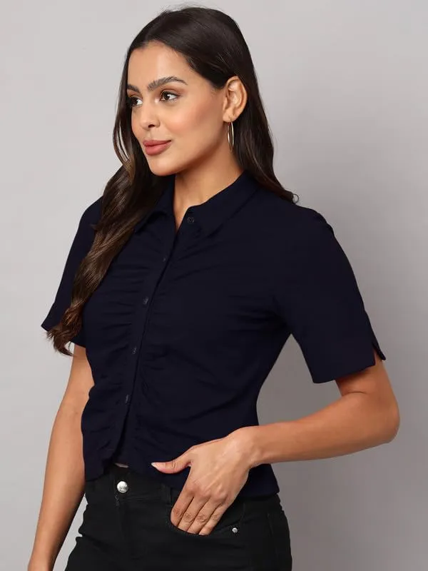Navy_Cotton_Lycra_Shirts