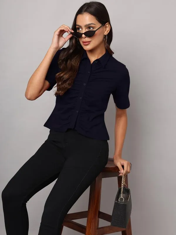 Navy_Cotton_Lycra_Shirts