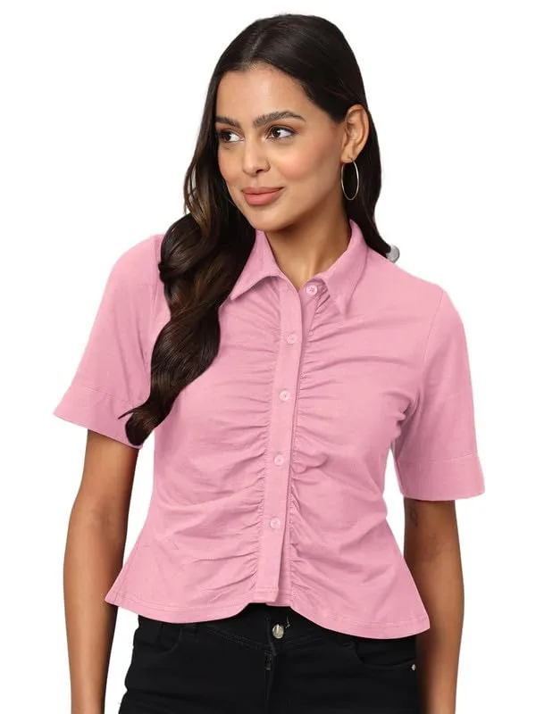 Pink_Cotton_Lycra_Shirts