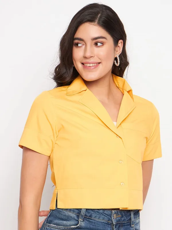 Mustard_Cotton_Poplin_Shirts