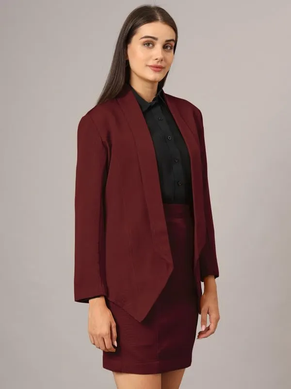 Burgundy_Polyester_Lycra_Suits