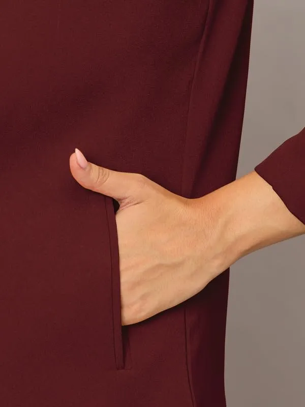 Burgundy_Polyester_Lycra_Suits