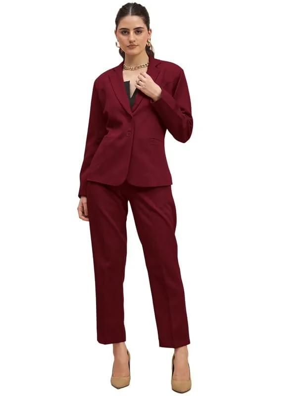 Burgundy_Polyester_Lycra_Suits