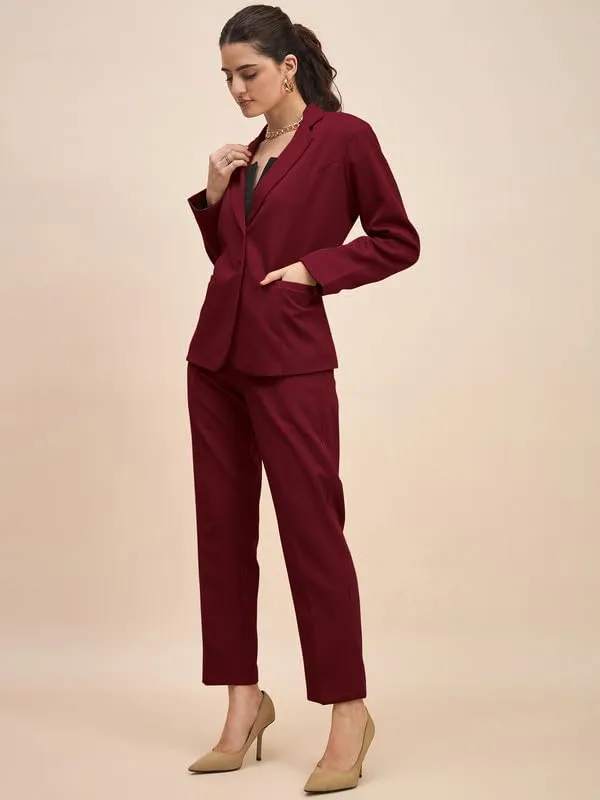 Burgundy_Polyester_Lycra_Suits