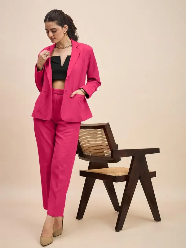 Hotpink_Polyester_Lycra_Suits
