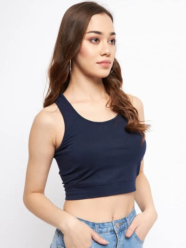 Navy_Cotton_Lycra_Tops