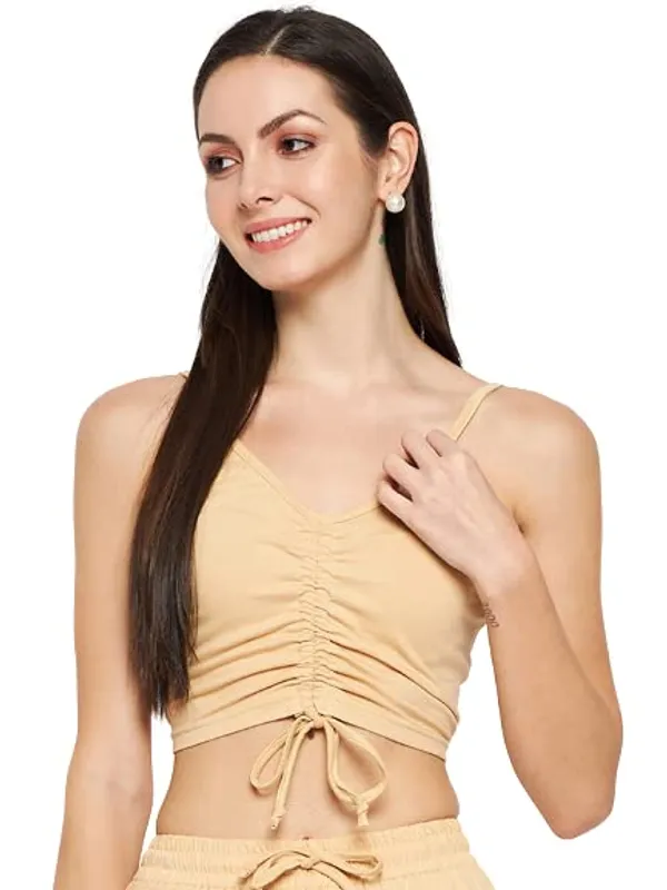 Beige_Cotton_Lycra_Tops