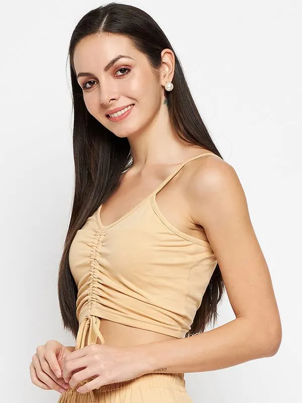 Beige_Cotton_Lycra_Tops