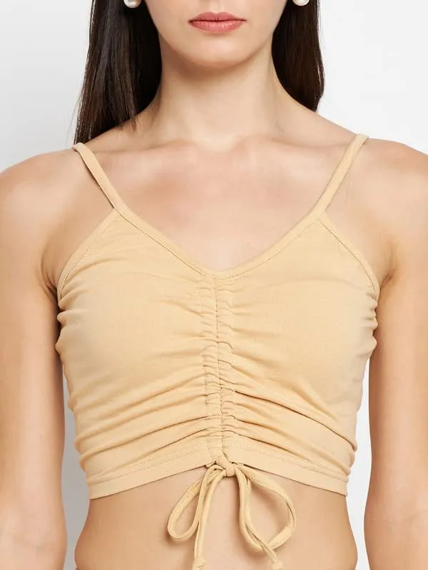Beige_Cotton_Lycra_Tops