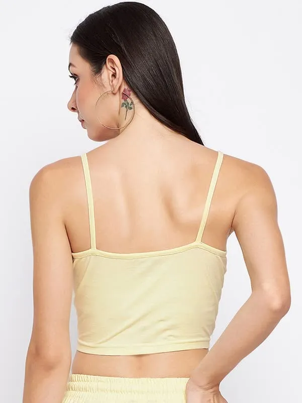 Cream_Cotton_Lycra_Tops