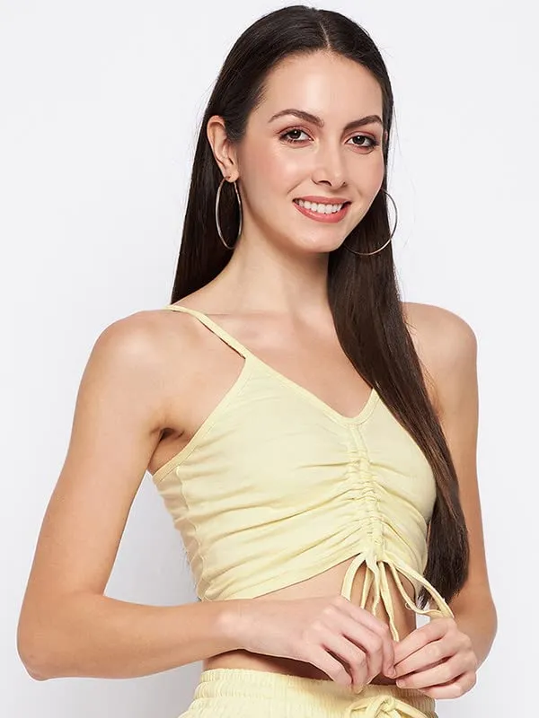 Cream_Cotton_Lycra_Tops