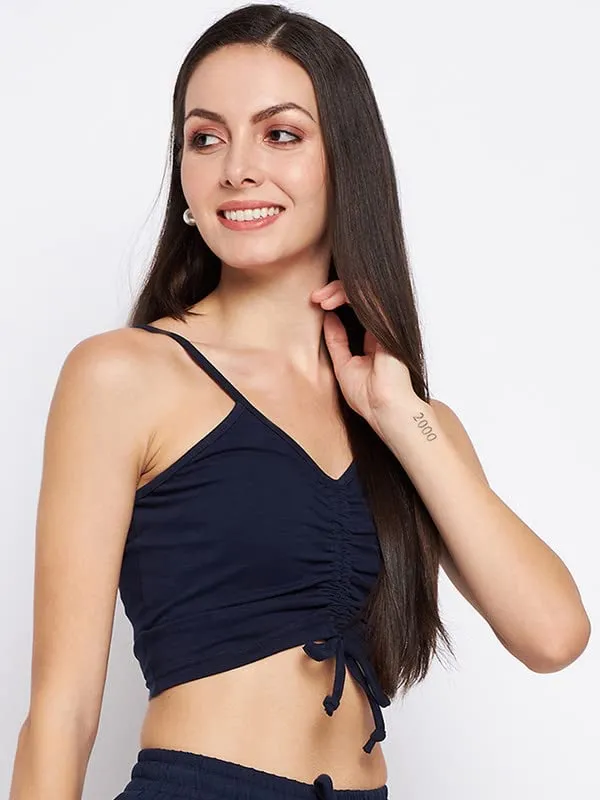 Navy_Cotton_Lycra_Tops