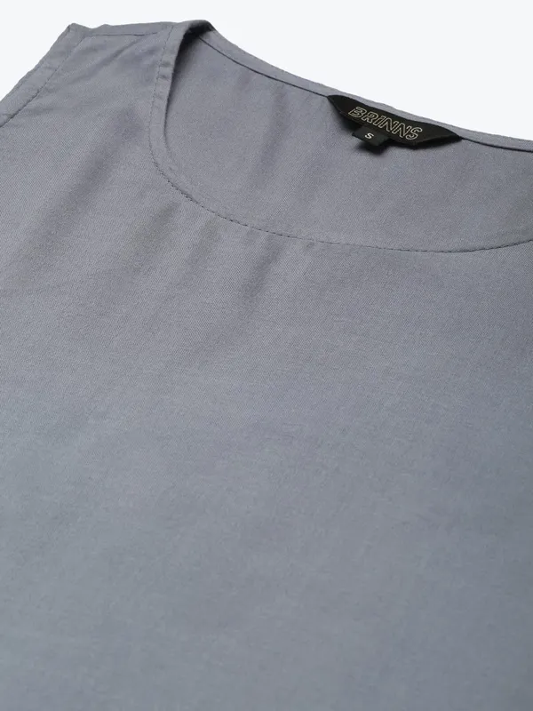 Grey_Rayon_Solid_Tops