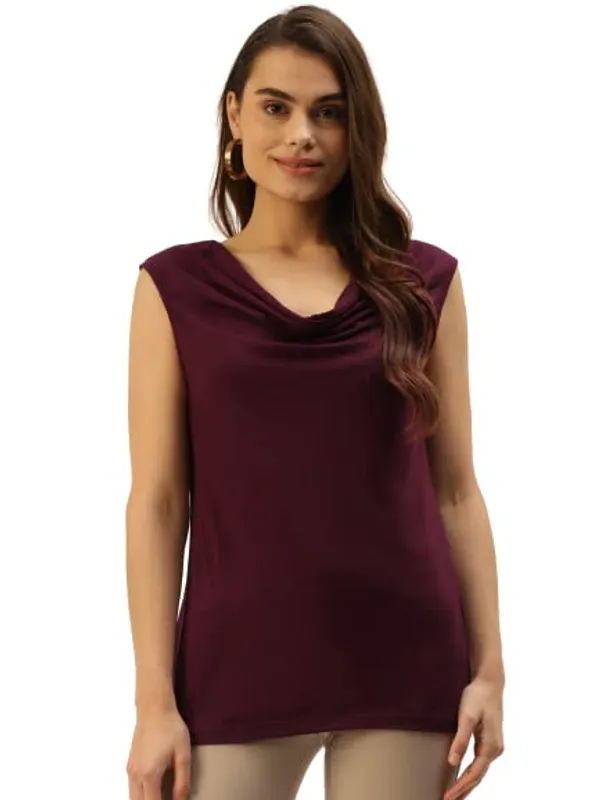 Burgundy_Viscose_Tops