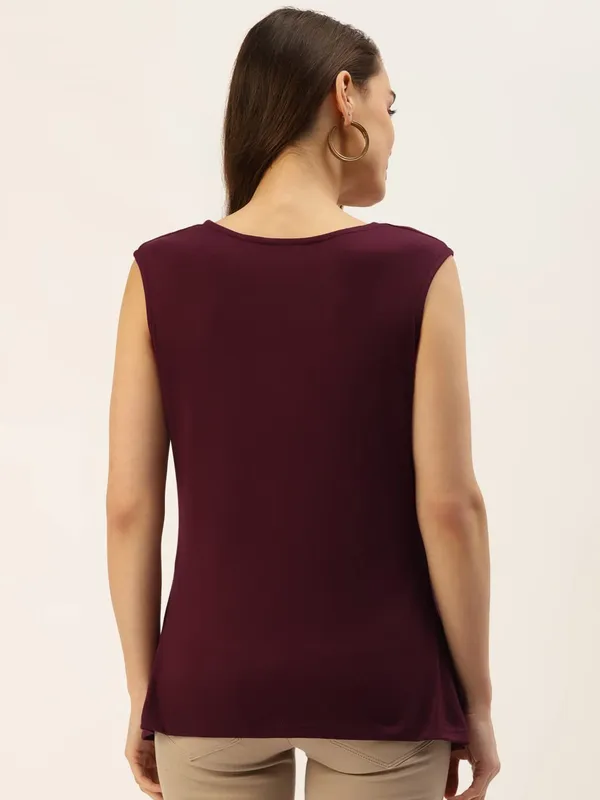 Burgundy_Viscose_Tops